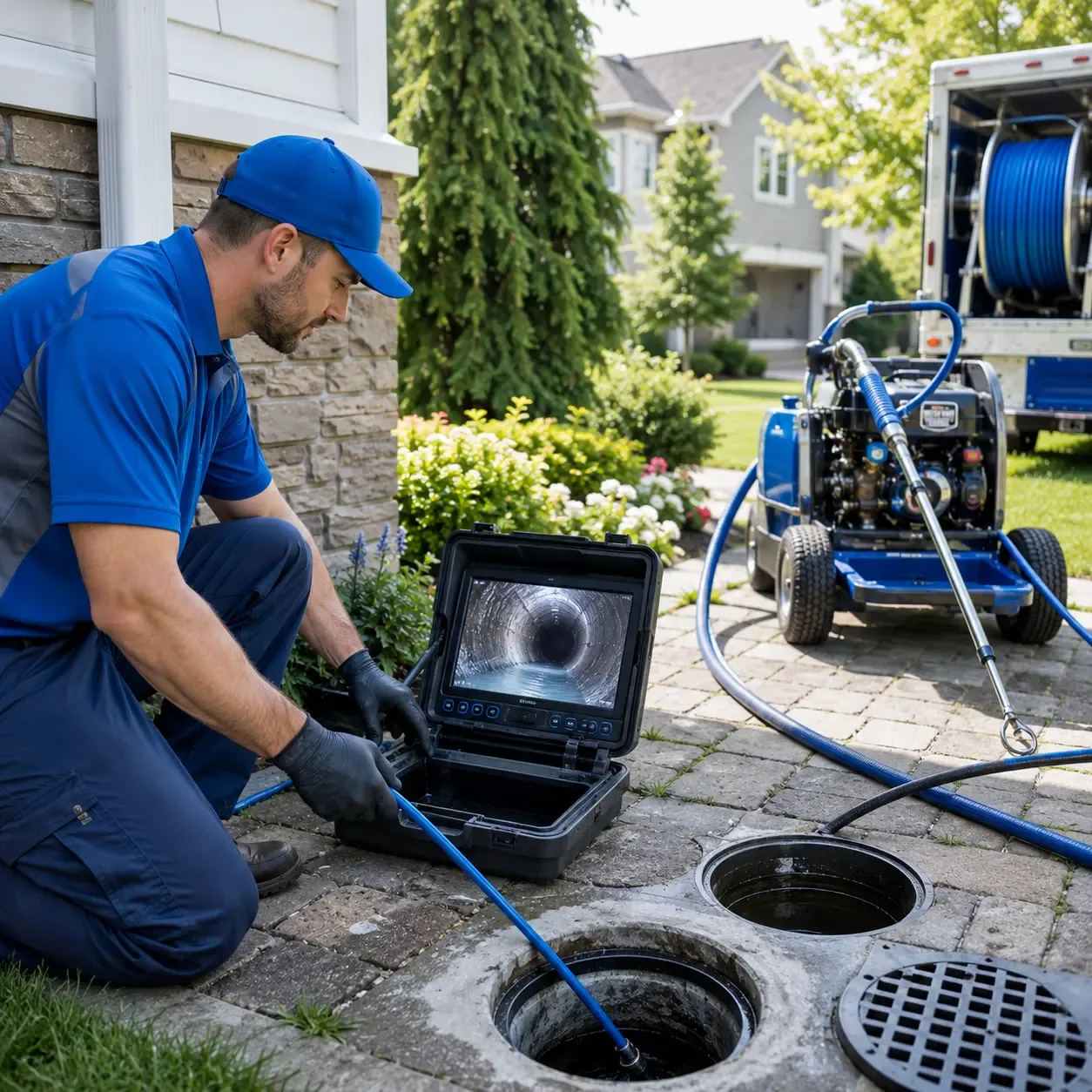 Outdoor drain cleaning professionals serving Hazel Park, MI