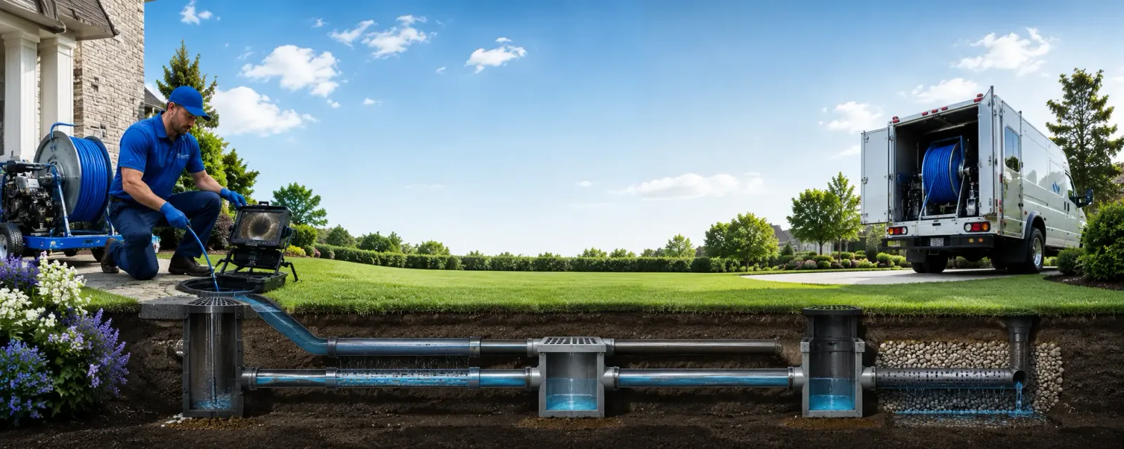 Outdoor drain cleaning information for Hazel Park, MI